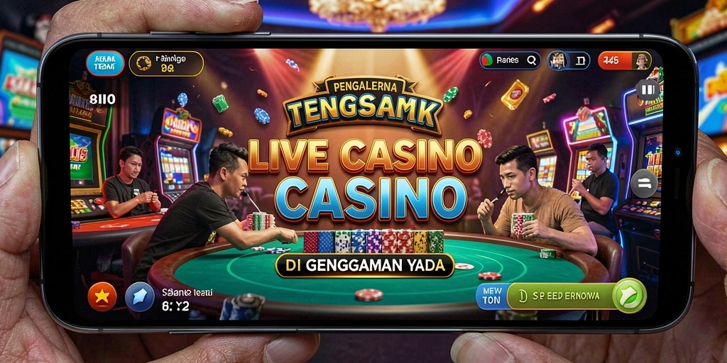 Gameplay Live Casino yang menegangkan dengan dealer profesional.