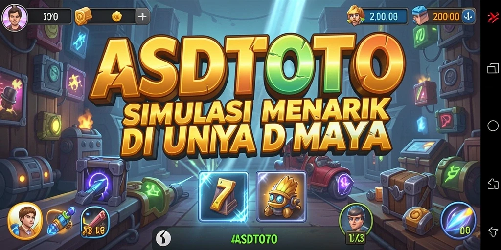 Tampilan gameplay yang menarik dalam ASDTOTO.