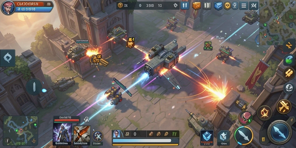 Tampilan gameplay seru dan strategi dalam CACOR78