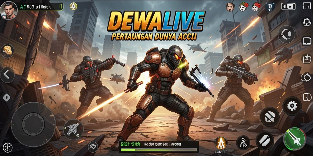 Gameplay DEWALIVE yang penuh aksi dan menegangkan.