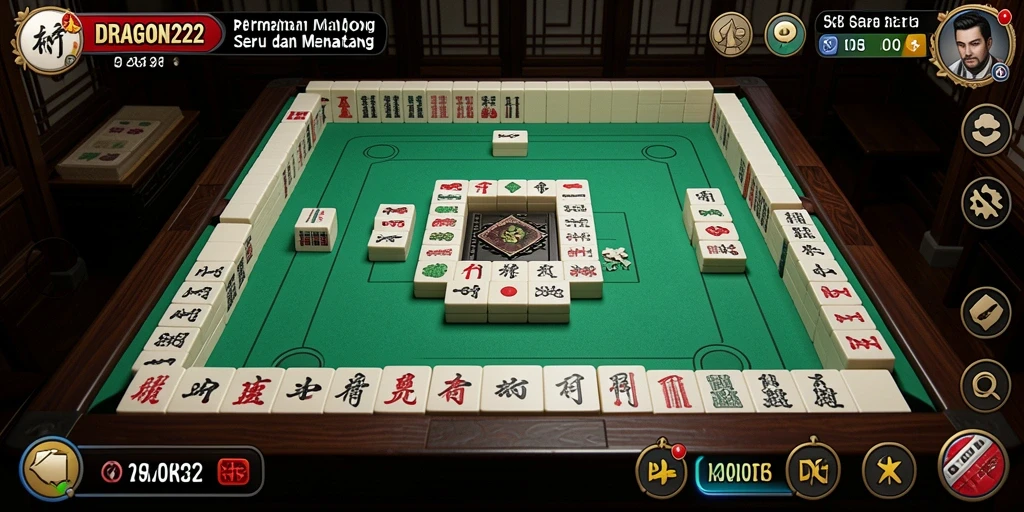Tampilan gameplay DRAGON222 menampilkan tantangan Mahjong yang mendebarkan.