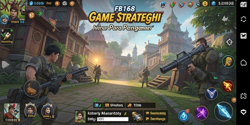 Gameplay FB168 yang penuh strategi dan tantangan menarik.