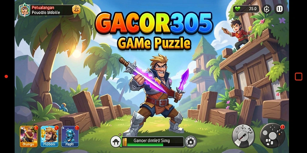 Tampilan gameplay GACOR305 menampilkan tantangan puzzle yang memikat.