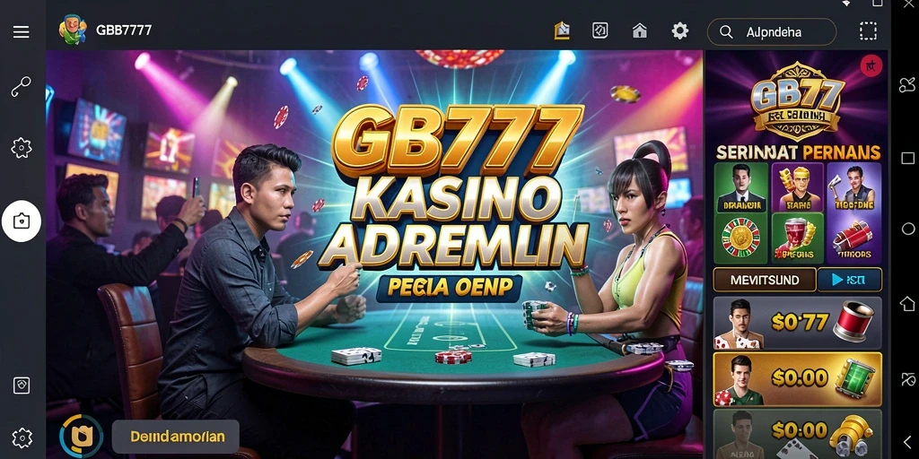 Tampilan utama GB777 menampilkan gameplay Kasino yang menarik dan dinamis.