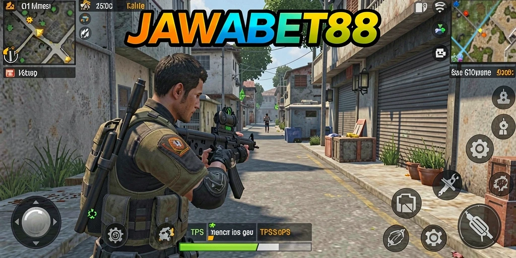 Tampilan menegangkan dari gameplay JAWABET88.