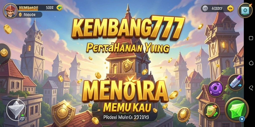 Tampilan gameplay menarik dari KEMBANG777 dalam aksi Tower Defense.