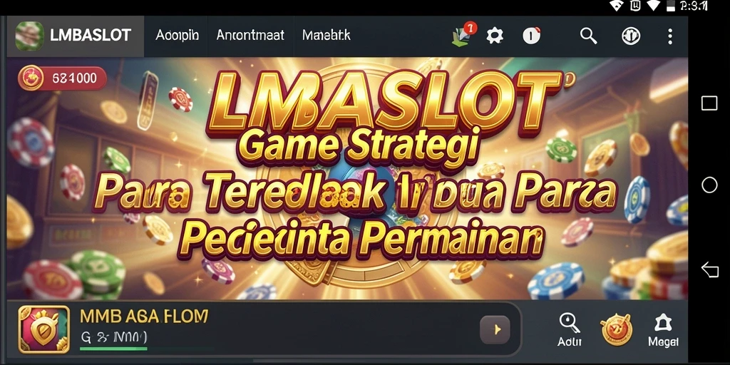 Screenshot gameplay LMBASLOT menunjukkan strategi dan taktik yang mendebarkan.