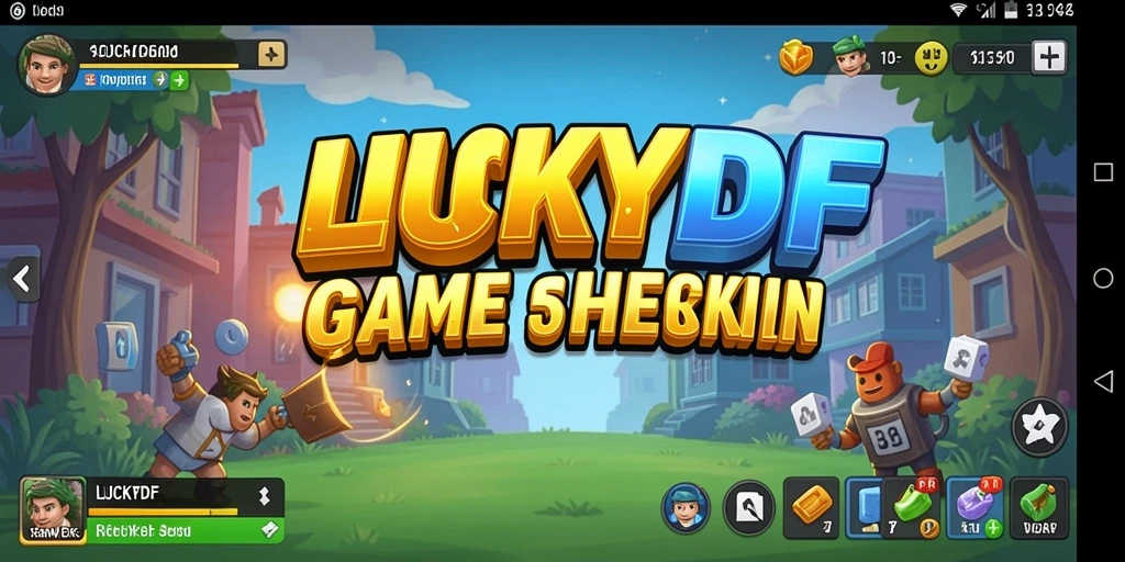 Tampilan gameplay menarik LUCKYDF yang membuat Anda betah bermain.