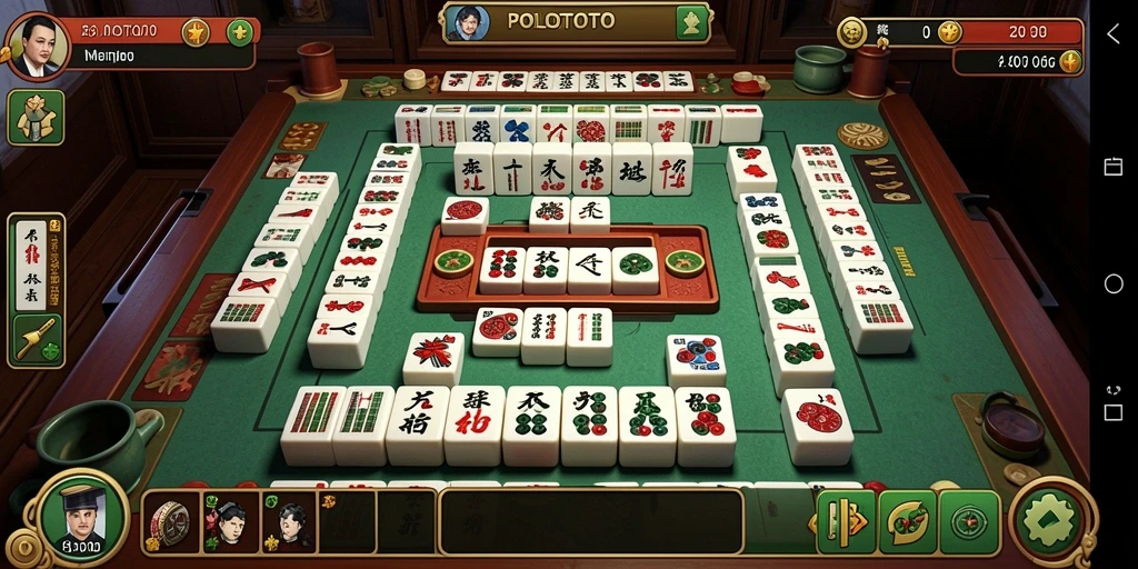 Gameplay menarik dari POLOTOTO yang menampilkan elemen Mahjong.