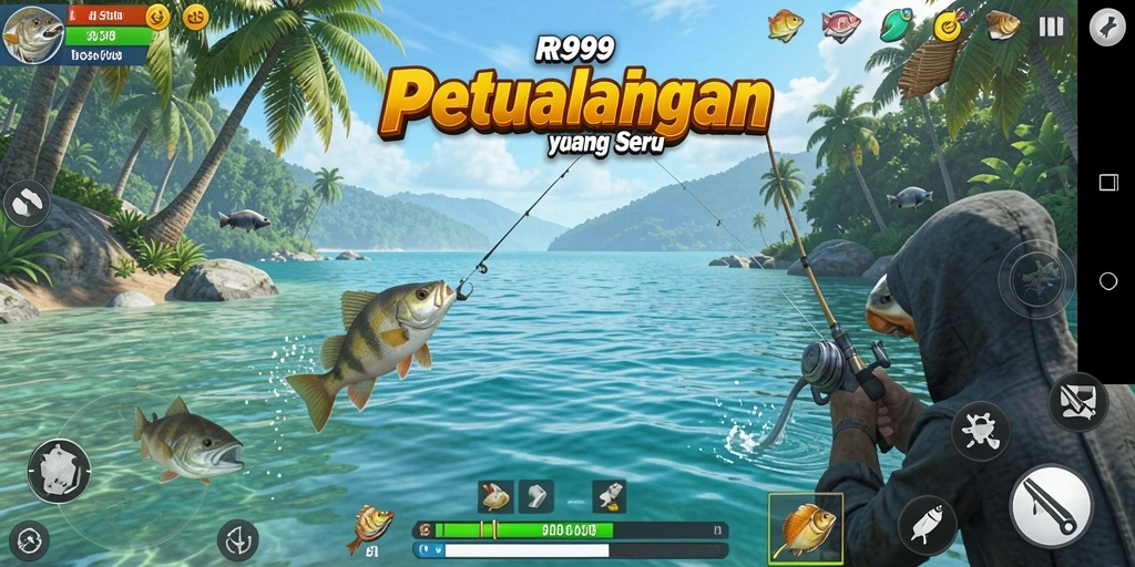 Tangkapan ikan yang mengesankan dalam permainan RR999.