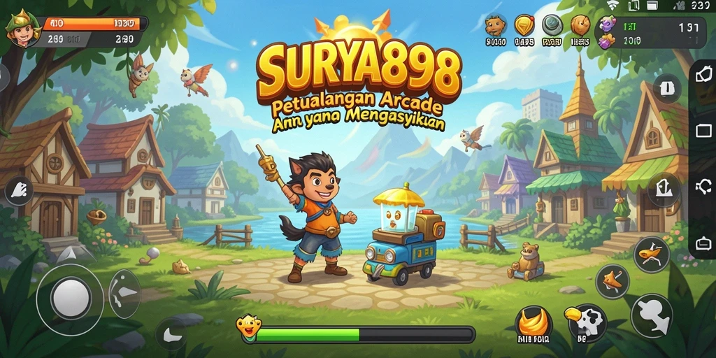 Tampilan gameplay SURYA898 yang penuh aksi dan tantangan.