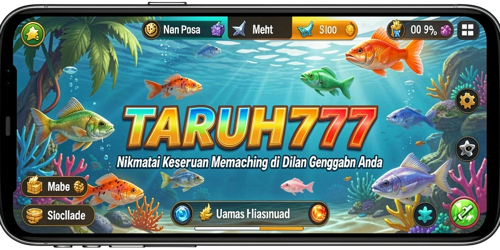 Screenshot gameplay TARUH777 yang menunjukkan aksi memancing mendebarkan.